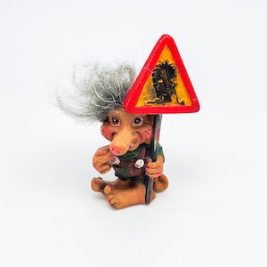 Swedish Trolls - Troll Crossing Sign MAGNET
