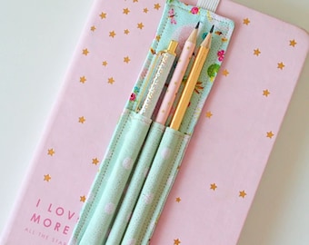 DIY Notebook Elastic Pen Holder - Instant Download Step-by-Step Tutorial, notebook pen holder, diy pen holder, elastic pen holder