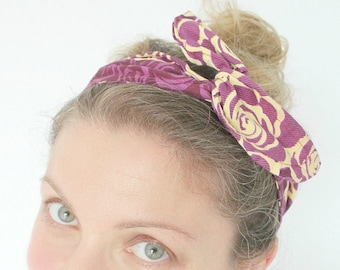 Twist wire headband pattern, wire headband, twist wire headband, wire headband pattern, headband sewing pattern, twist headband pattern