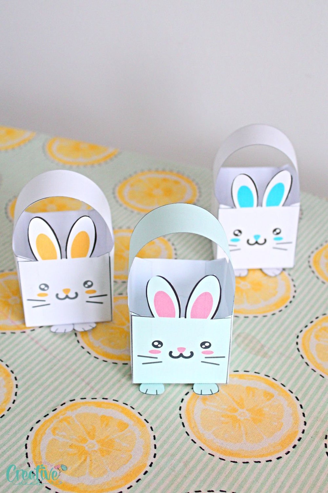 Printable Easter Basket, Easter Basket Craft, Easter Basket Template ...