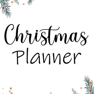 Printable Christmas Planner, Christmas planner, Christmas dinner planner, Christmas organizer, Christmas party planner image 2