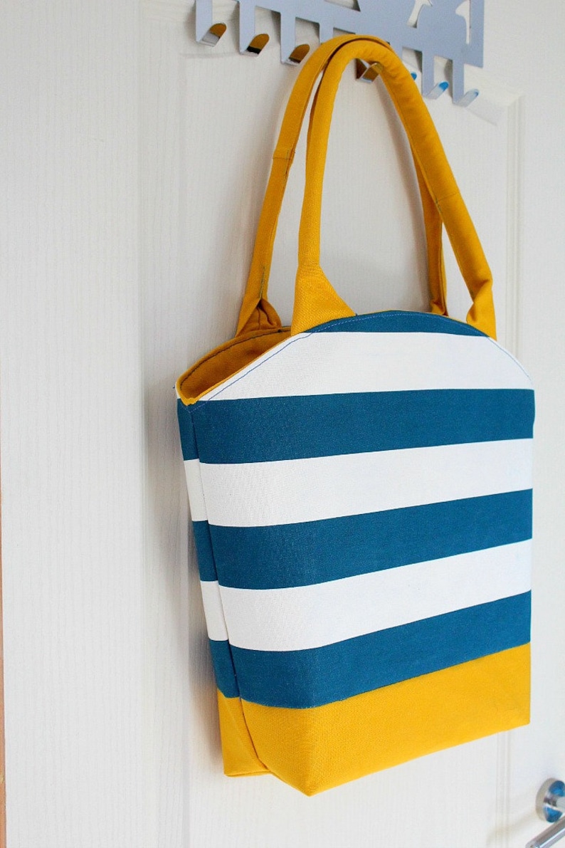 Round Opening Tote Bag Sewing Pattern, Round Tote Bag, Round Top Tote ...