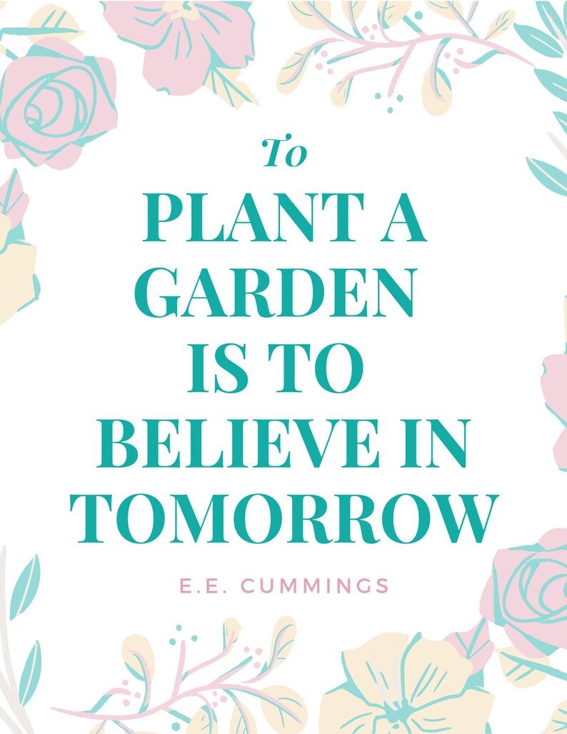 Spring Wall Art Printable Spring Wall Art Spring Printables Etsy