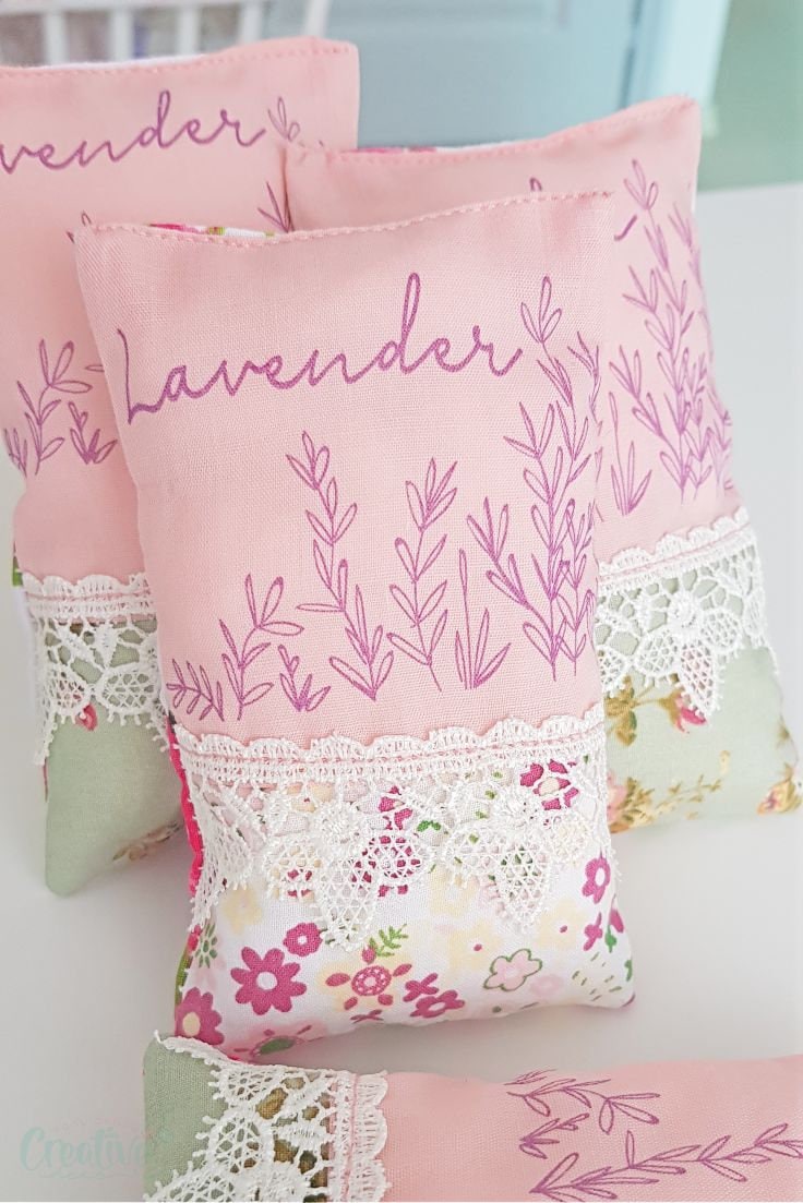 Lavender Sachets Printable Design, Lavender Print, Printable Lavender ...