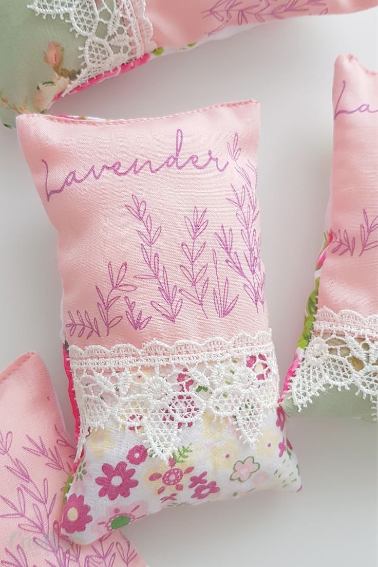 Lavender Sachets Printable Design, Lavender Print, Printable Lavender ...