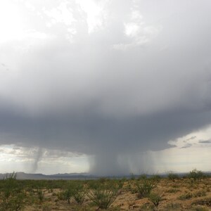Downspout During an Arizona Monsoon