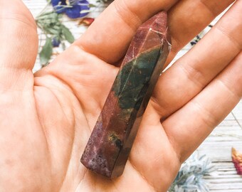 India Agate Crystal Tower – Metaphysical Reiki Tool