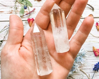 Clear Quartz Crystal Tower - Single Terminated Reiki Gemstone