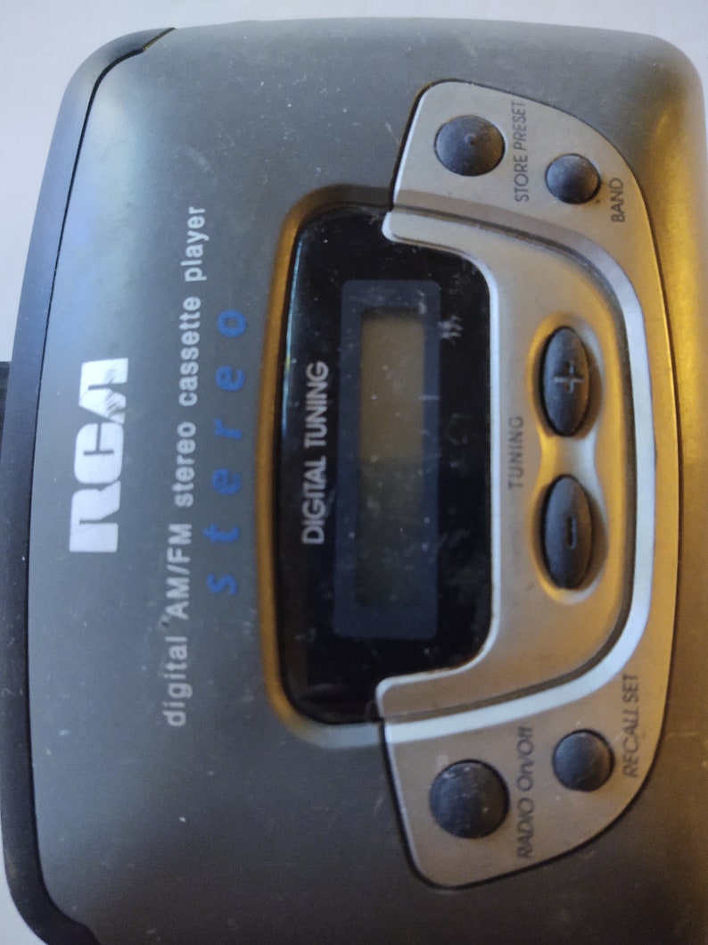 Rca Rp-1872a Portable Digital Am/fm Radio Cassette Player - Etsy