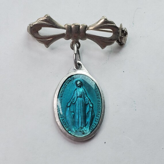 Vintage Religious Figure Pin / Brooch Etsy