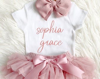 Newborn girl coming home outfit, newborn girl coming home outfit
