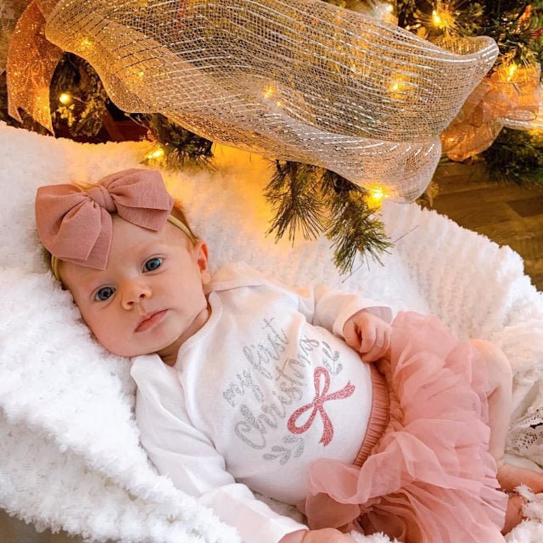 my first christmas dress newborn