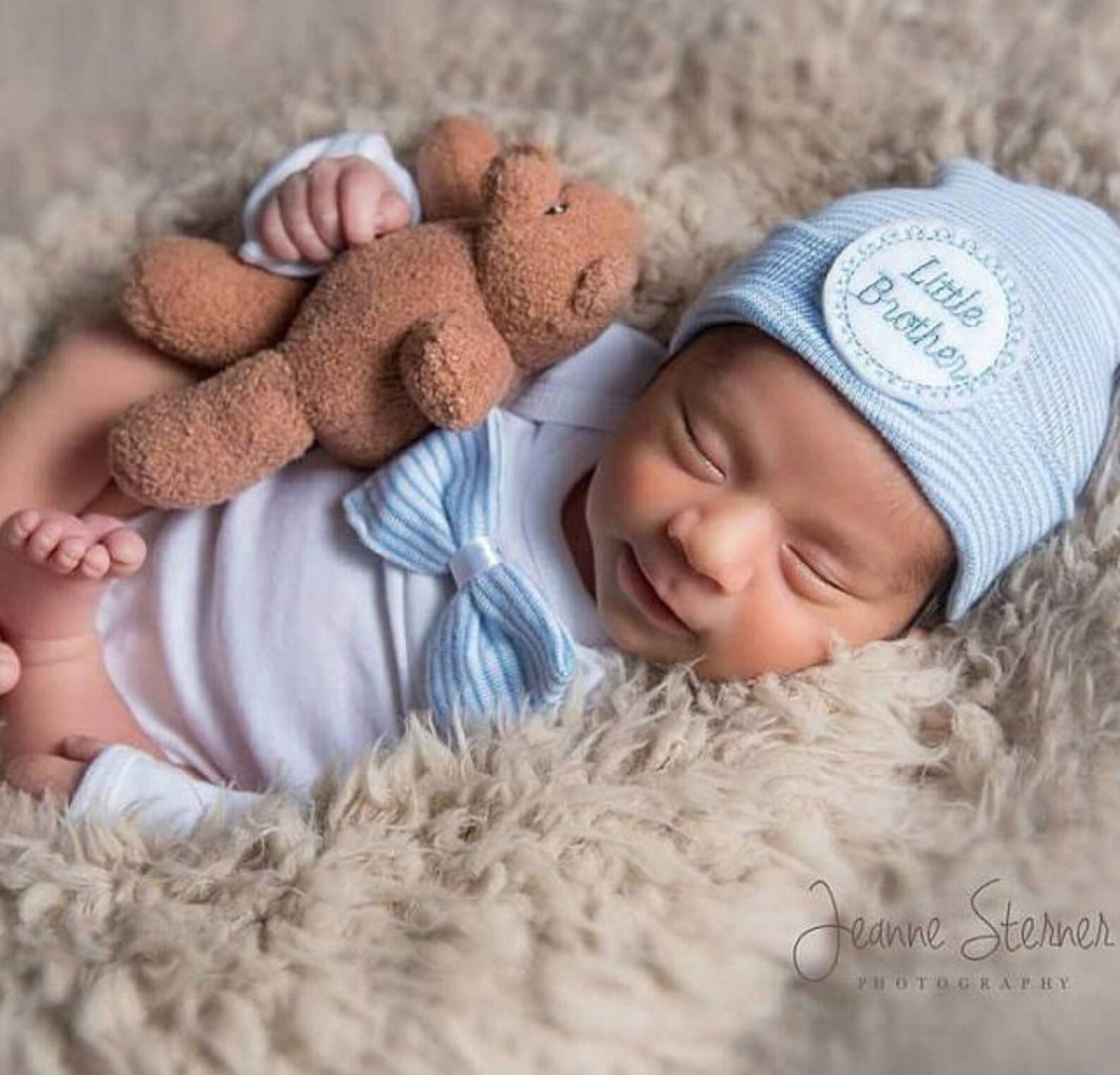 Baby Boy Coming Home Outfit, Newborn Boy Hospital Outfit With Hat ...