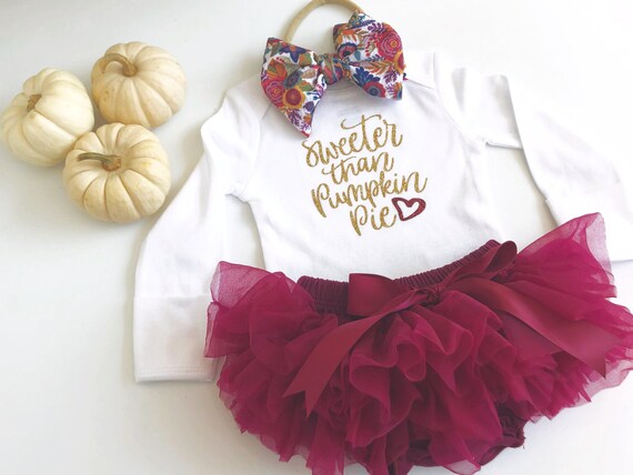 thanksgiving newborn outfit girl