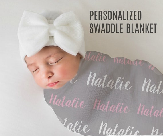 soft personalized baby blankets