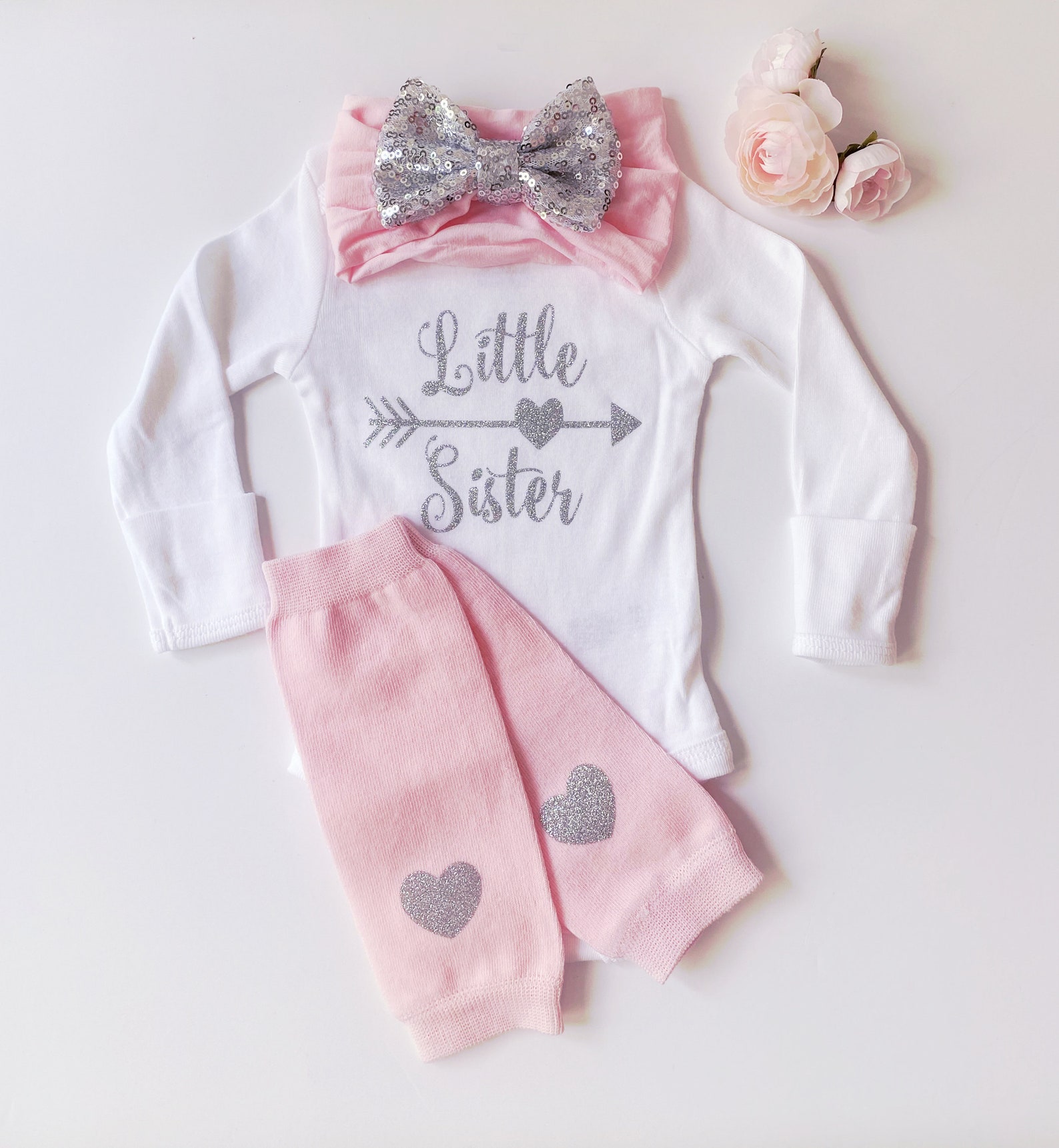 Newborn HOSPITAL Outfit Newborn Girl Coming Home Outfit Baby Etsy