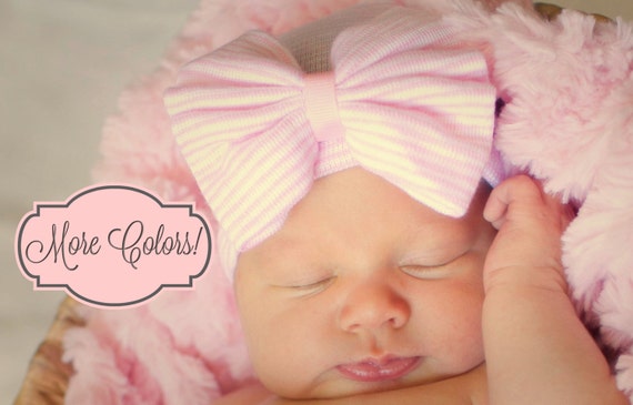 baby cap with bow