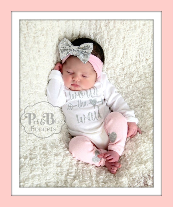 worth the wait baby outfit