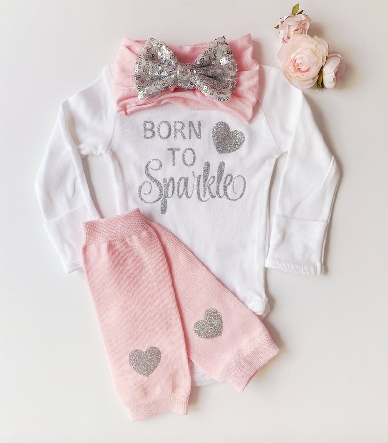 Baby Girl Coming Home Outfit Baby Girl Newborn Girl Going Etsy