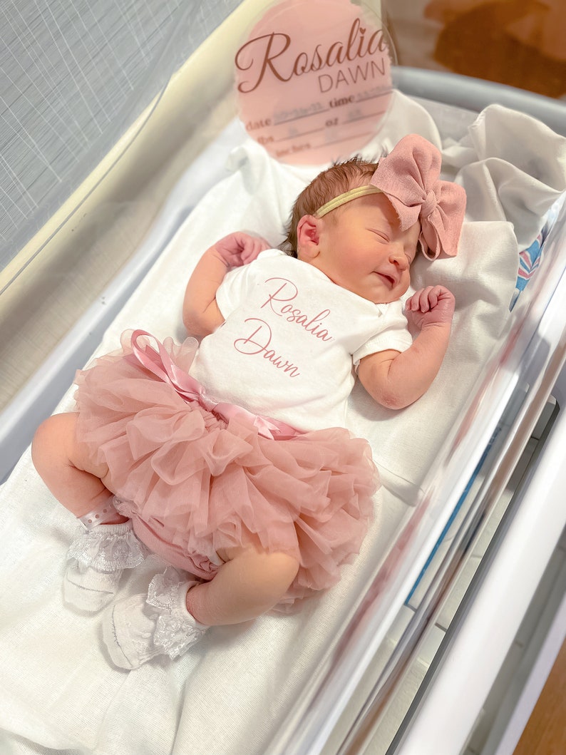 newborn HOSPITAL Outfit, newborn girl coming home outfit, baby girl coming home outfit baby girl coming home outfit outfit coming home girl image 1