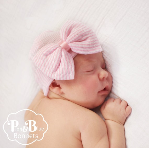 baby hat with bow