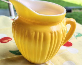 Vintage Hazel Atlas 40s Creamer Plantoniet
