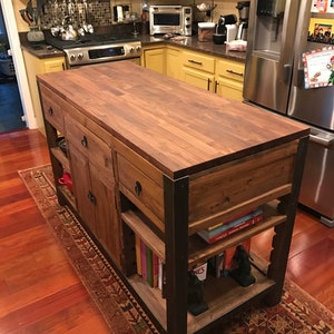 Bloc de boucher en noyer, dessus de bureau - 25 po. de large et 30 po. de large, dessus de bureau en noyer, bureau en noyer ou plan de travail en noyer, dessus de table pour finisseur DIY