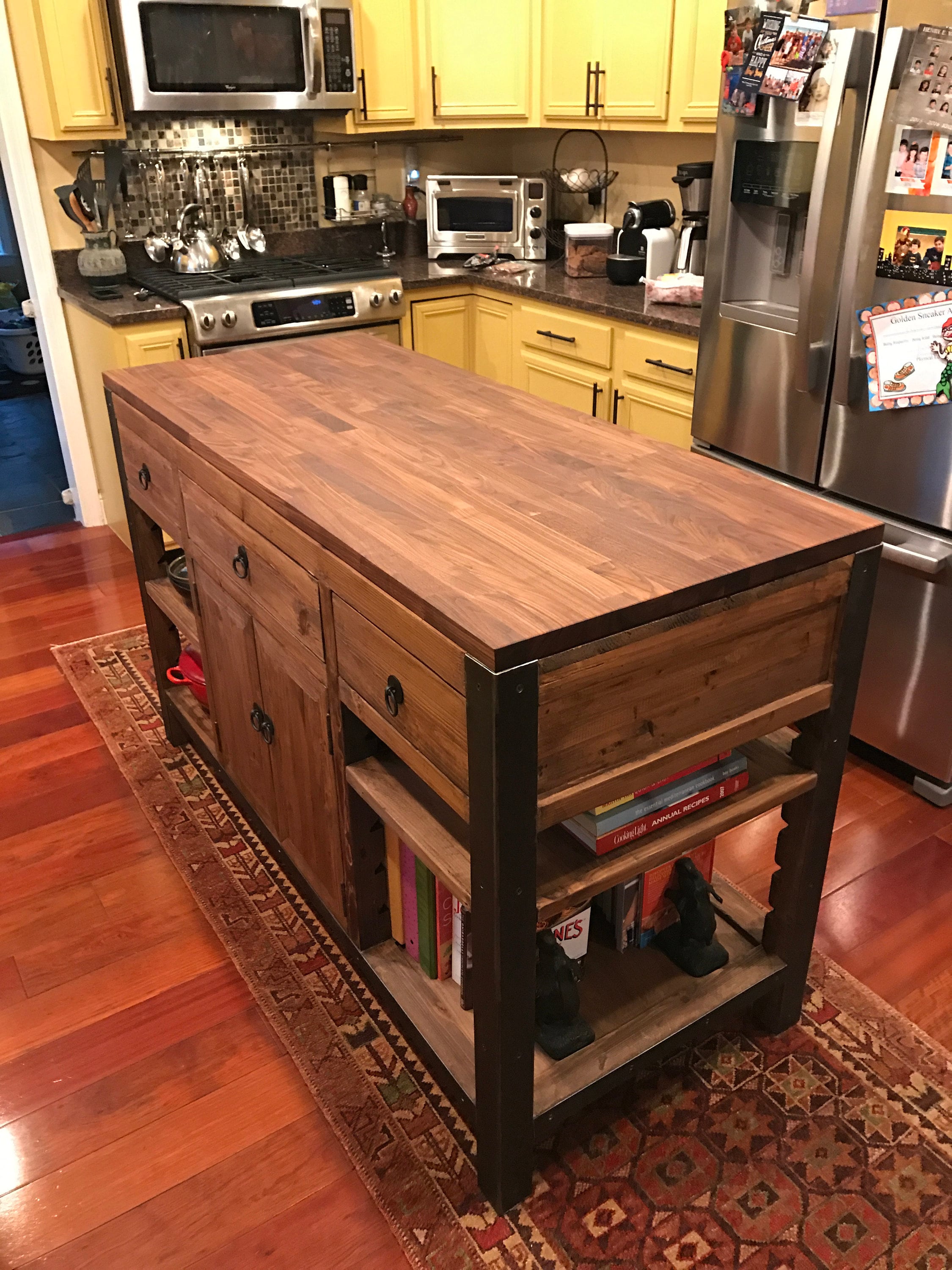 Walnut Butcher Block Desk Tops 25 Wide X 6 Ft Long Top Or Countertop Table For Diy Finisher