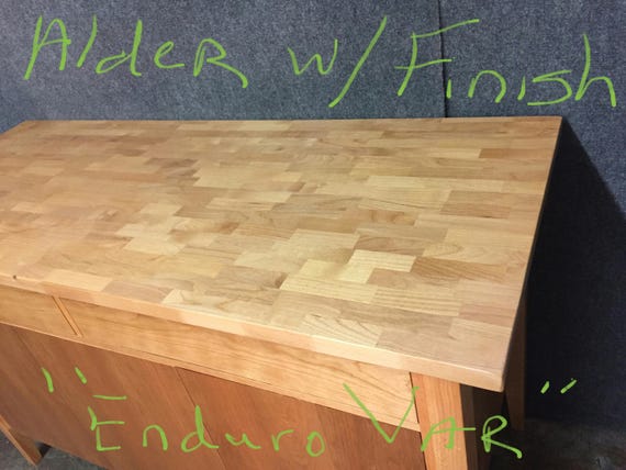30 Inch Wide X 52 Alder Butcher Block Desk Island Etsy