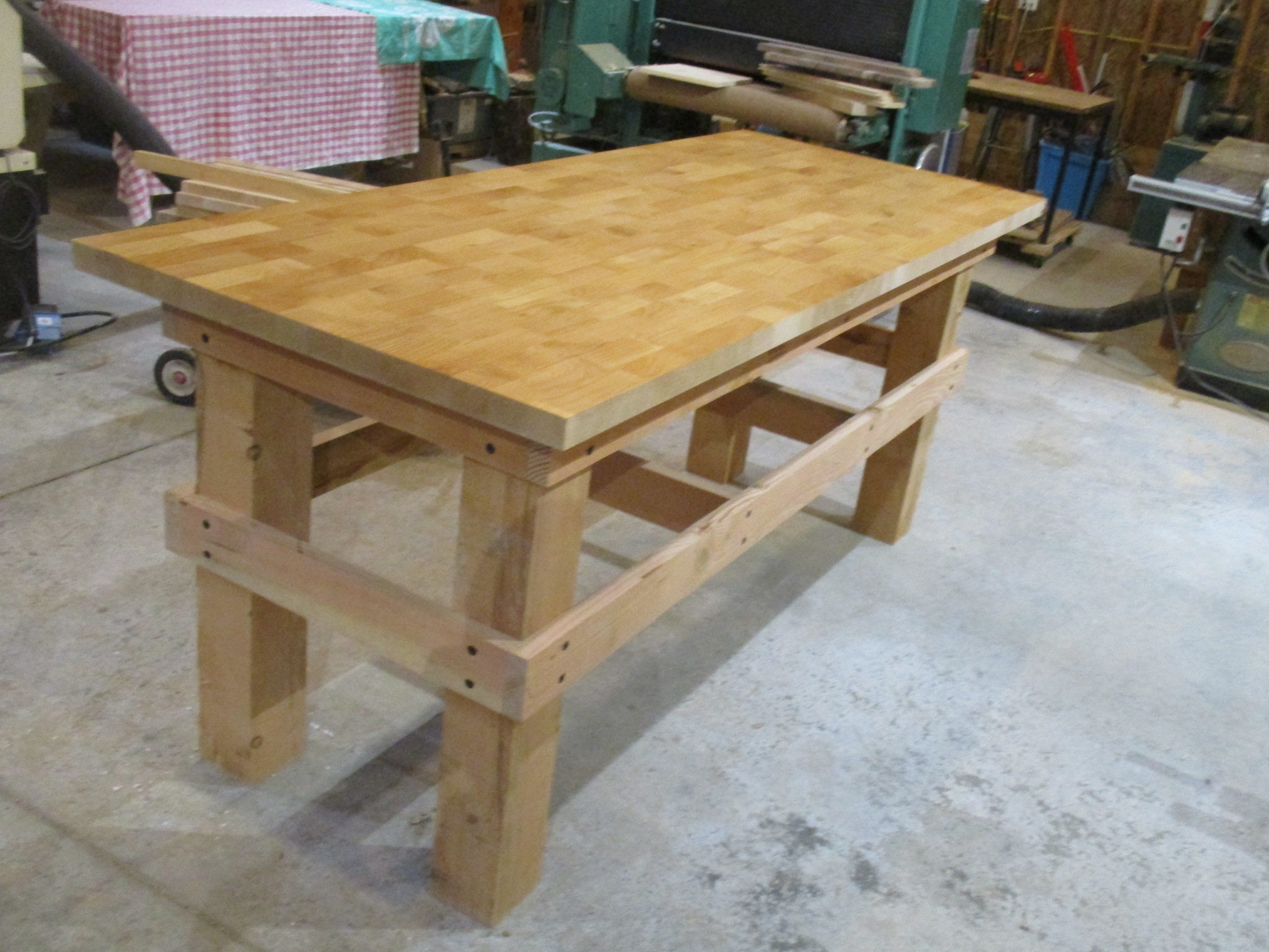 Wood sale shop table