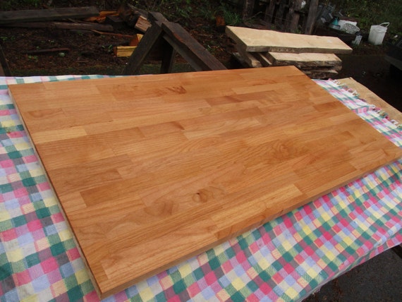 30 And 25 Inch Wide Alder Butcher Block Desk Island Counter Etsy