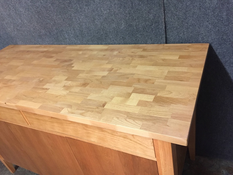 25 wide and 30 wide Pacific Alder butcherblock, butcher block hardwood desk, counter, coffee table, standing hardwood desk, unfinished. image 5