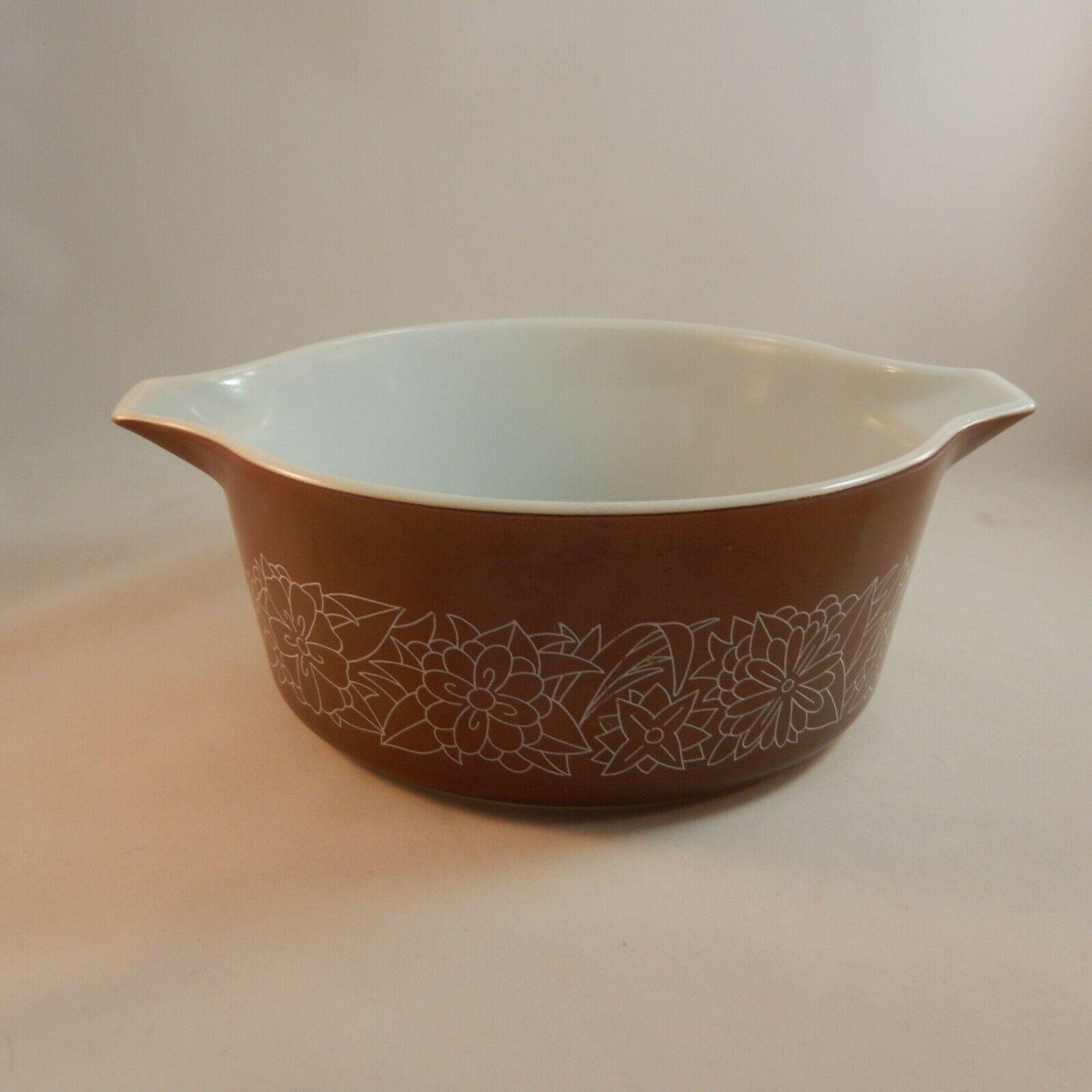 Vintage Pyrex Woodland Bowl 475 B No Lid 2 1/2 Quart 475B Etsy