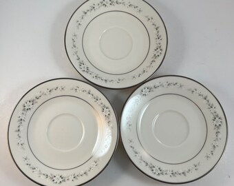 Noritake Marfil Heather Platillos Japón 7548 Lote de 3