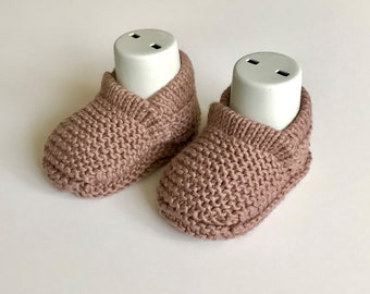 Baby Booties KNITTING PATTERN l Sizes 6-9 months | Very detailed instructions | Instant pdf download