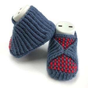 Baby Booties KNITTING PATTERN l Sizes 6-9 months Very detailed instructions Instant pdf download image 4