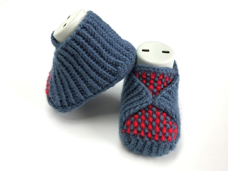 Baby Booties KNITTING PATTERN l Sizes 6-9 months Very detailed instructions Instant pdf download image 4
