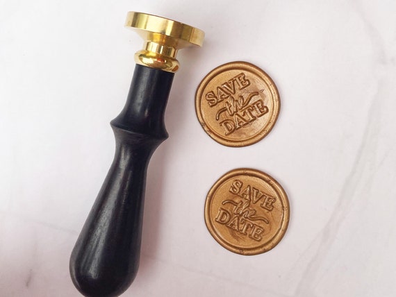 Save the Date Wax Seal | Wedding Wax Seal | 25 Wax Seal Set | Custom Wax  Seal | Handmade Wax Seal Stamp | Sealing Wax Stamp