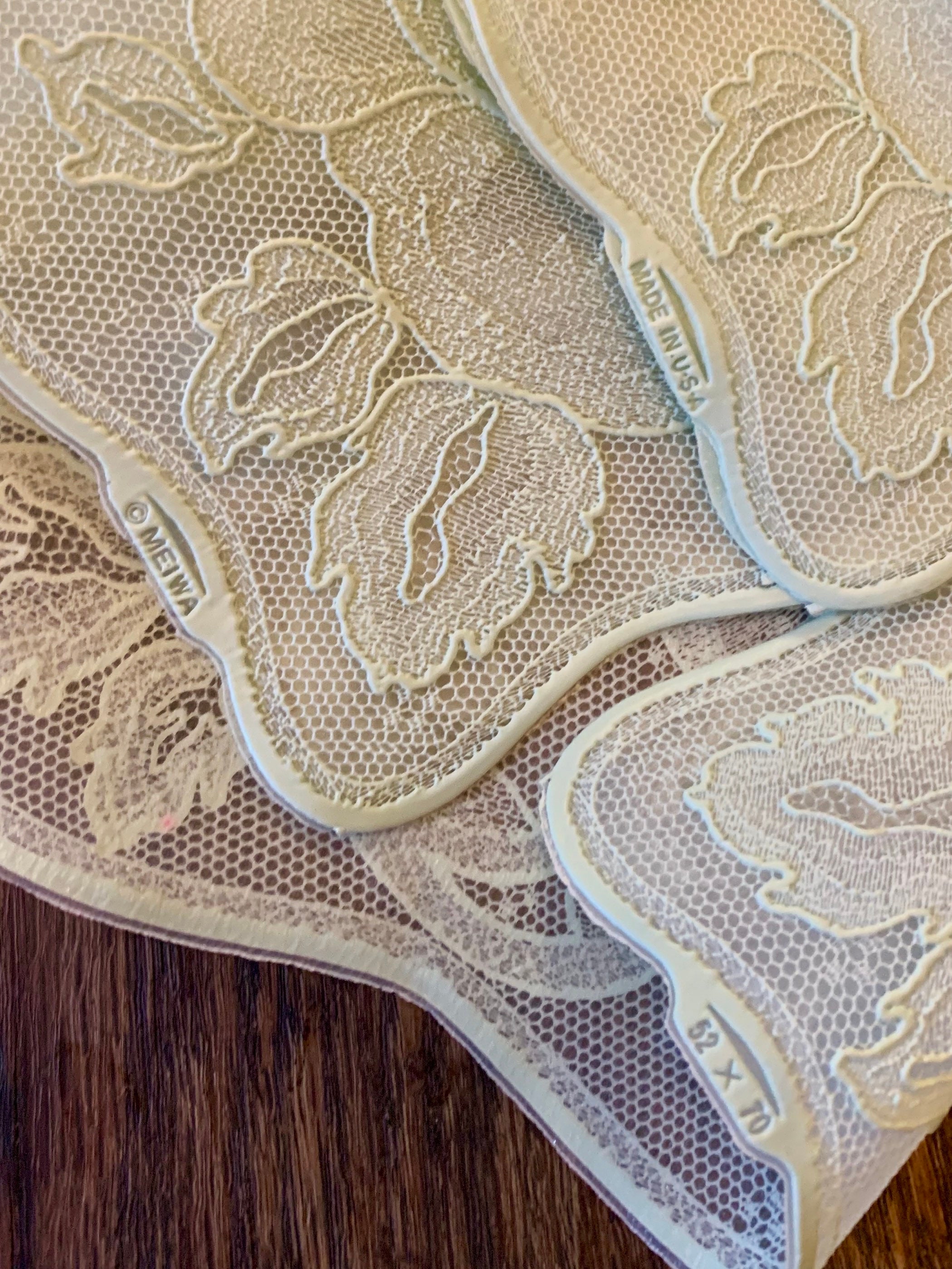 MEIWA Plastic Tablecloth Mint Green Plastic Lace Tablecloth Etsy