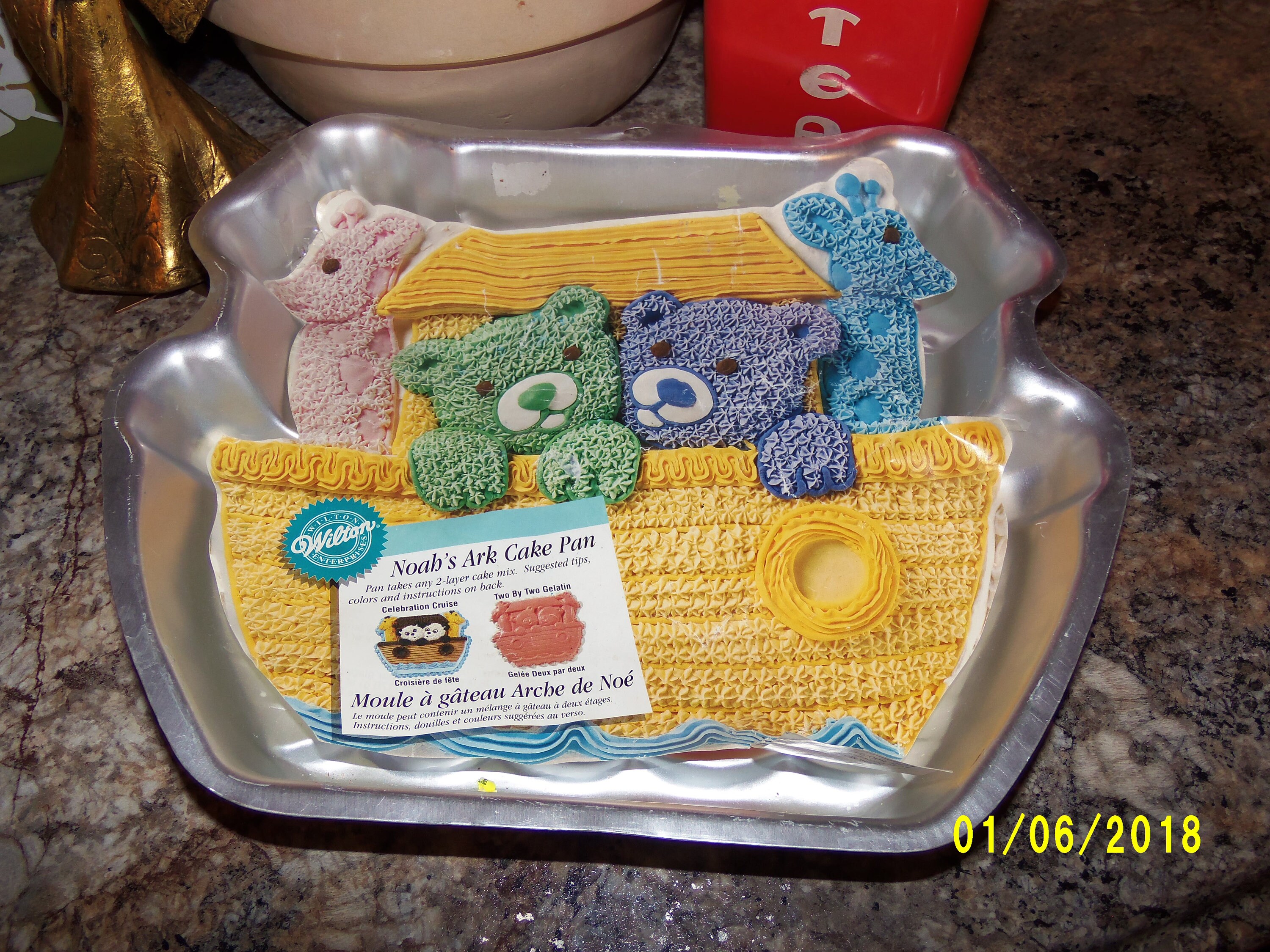Wilton Noah S Ark Cake Pan 1999 Wilton Cake Pan Etsy