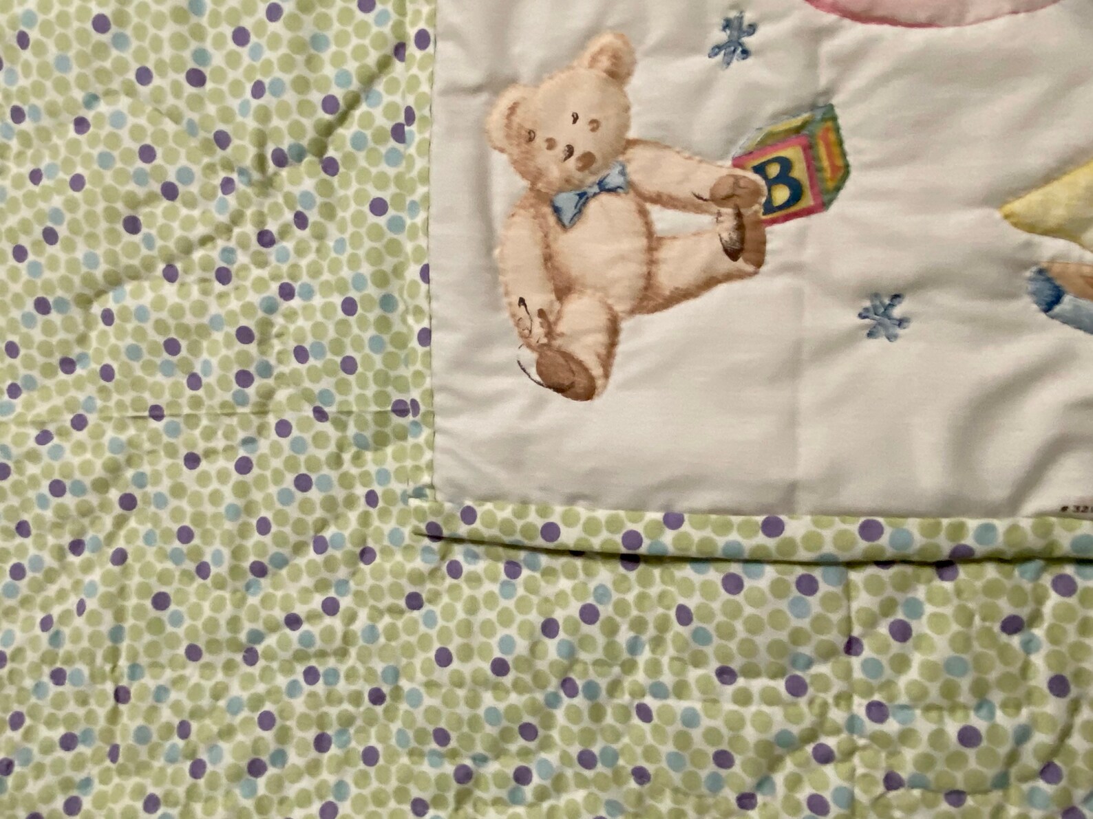 Vintage Hand Stitched Baby Quilt Daisy Kingdom Baby Quilt Etsy