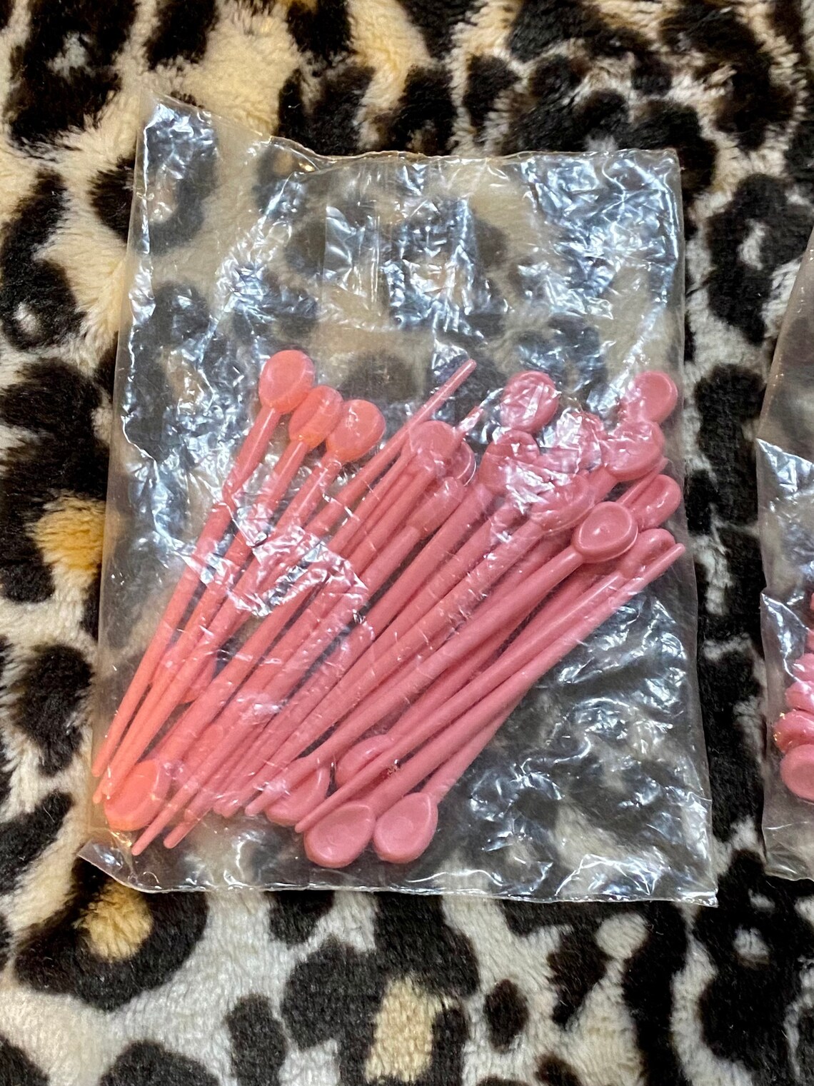 Vintage Pink Hair Curler Pins Set of 2 Pink Curler Pins Hair Etsy