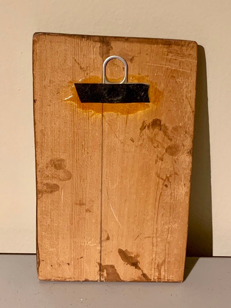 Vintage Wood Decoupage Wall Plaque Decoupage Wood Plaque Etsy