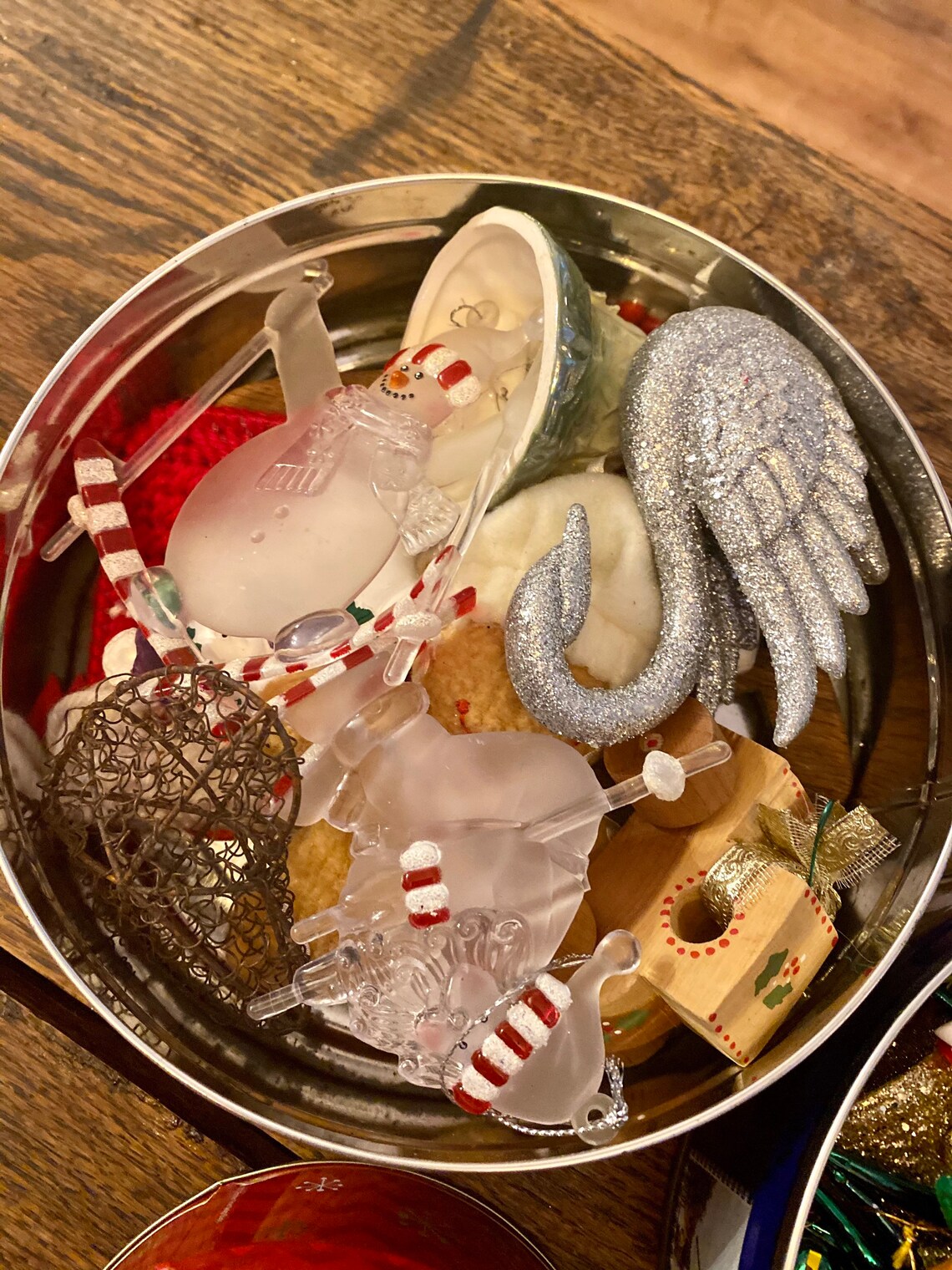 Vintage Danish Butter Cookie Tins Merry Christmas Tin Etsy