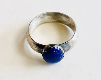 Lapis Sterling Silver Ring