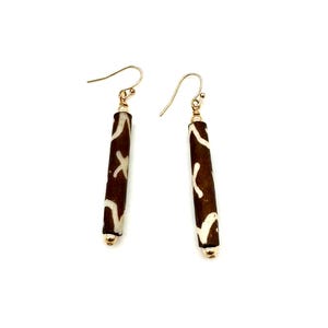 African Gold Earrings