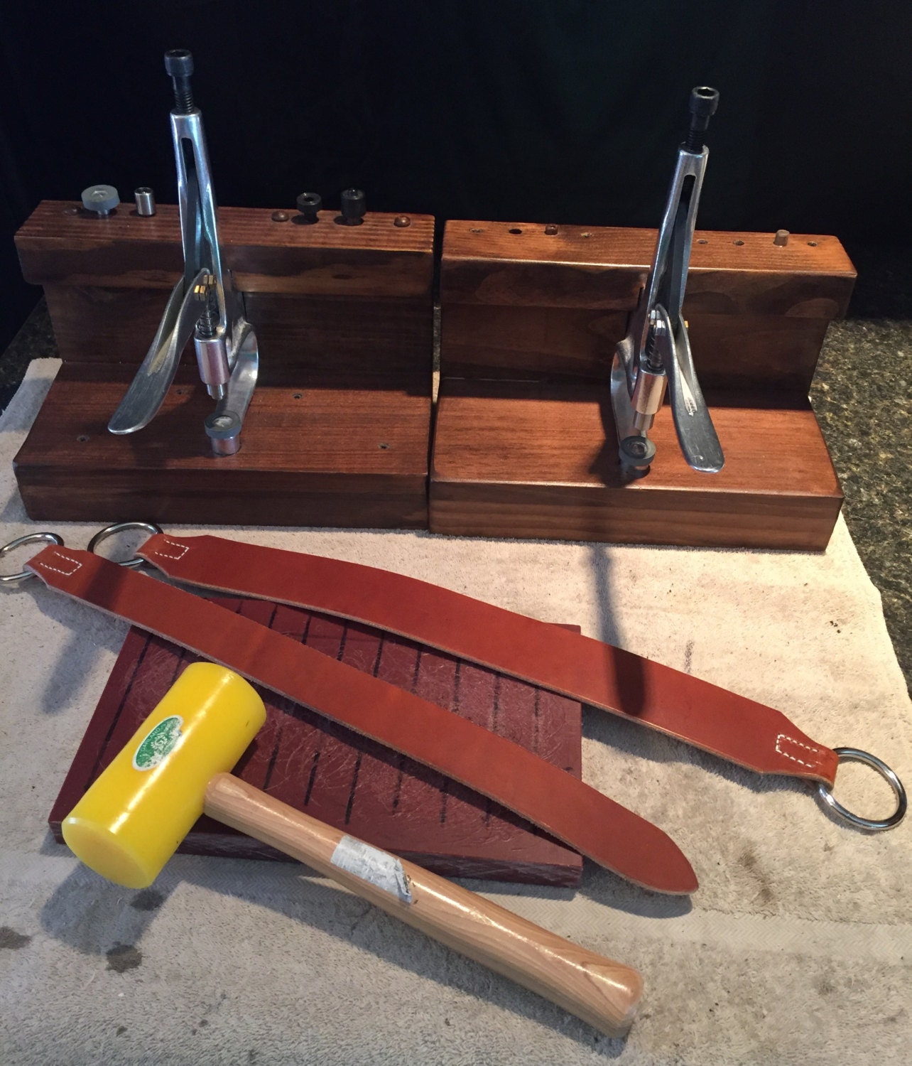 Leather Strops for Sharpening Knives and Shaving Razors Etsy