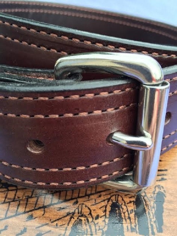 CONCEALED CARRY and 2 Ply Dress Belts, Top Grain , Amish  display picture 1