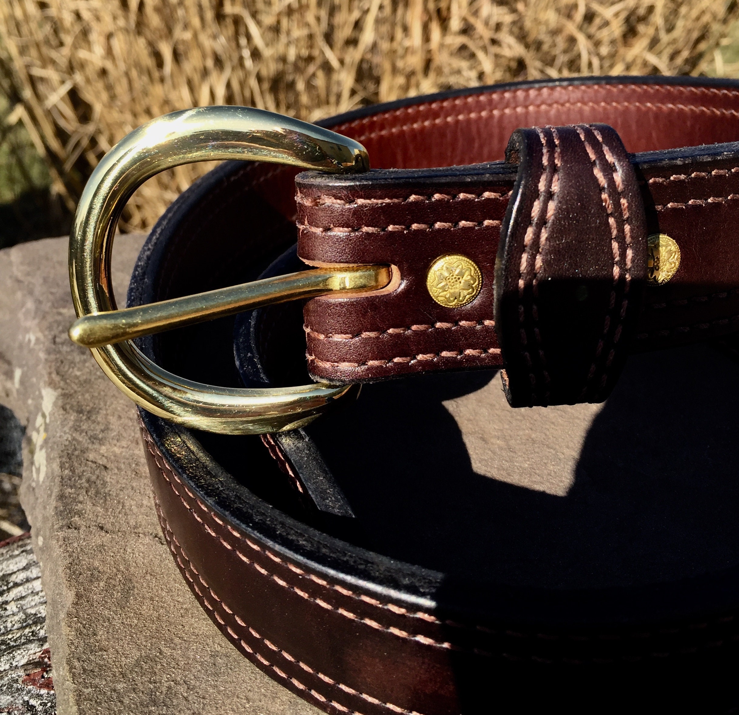 Leather 2Ply Concealed Carry Belts 11/4 11/2 Etsy