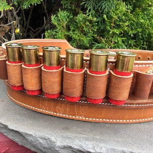 Cartridge Belt 2 PLY, 3-1/4&quot; Wide, with Custom SASS Riser Option, Custom Sass work for the Single Action Shooting Society, 4 Colors USA